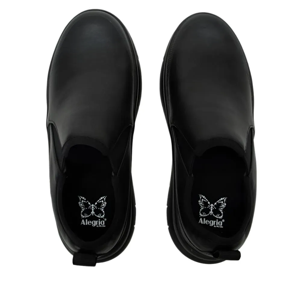 Alegria Women's Shift Lead Slip On Shoe Shift Lead Black Out Wide