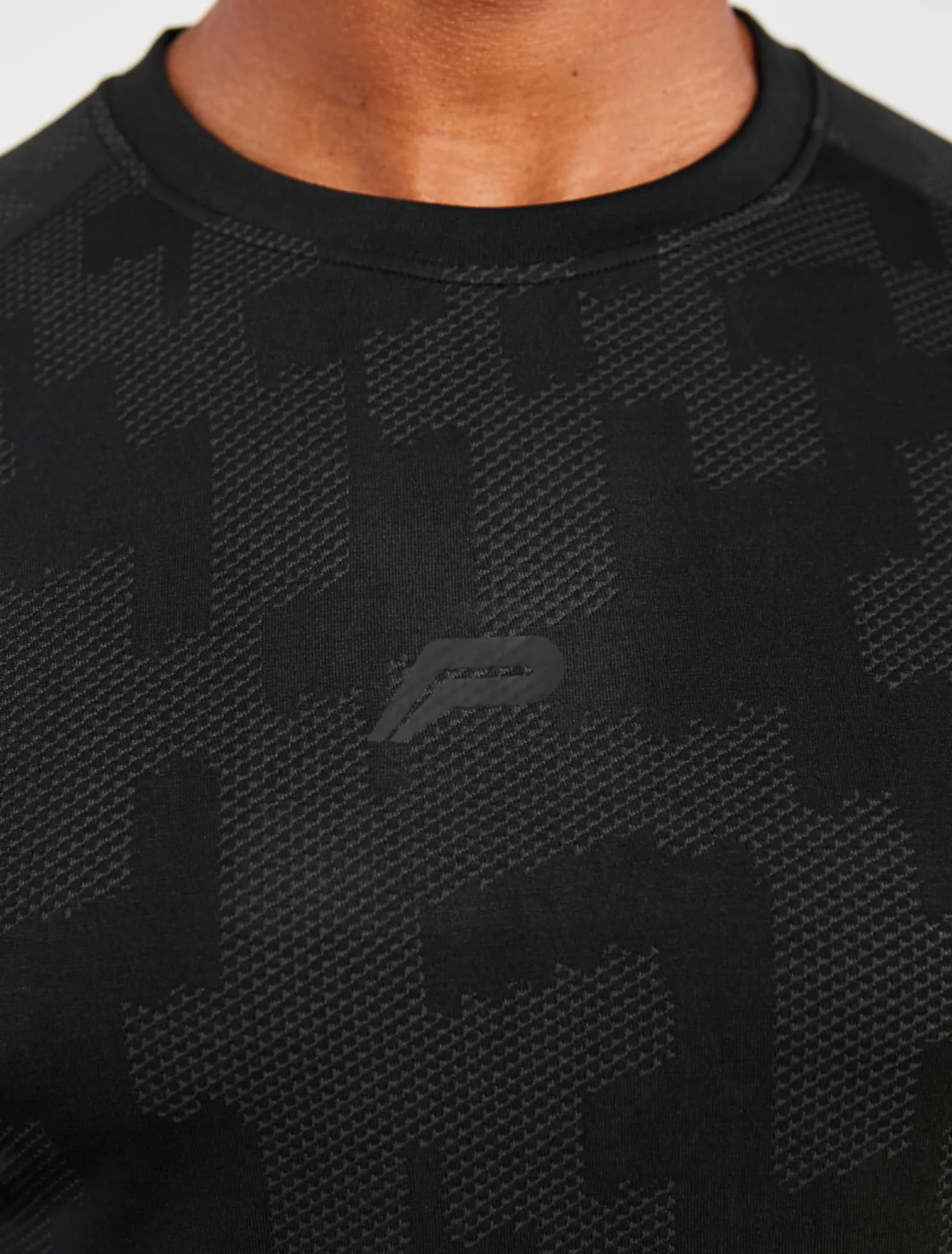 Camo Seamless T-Shirt - Black
