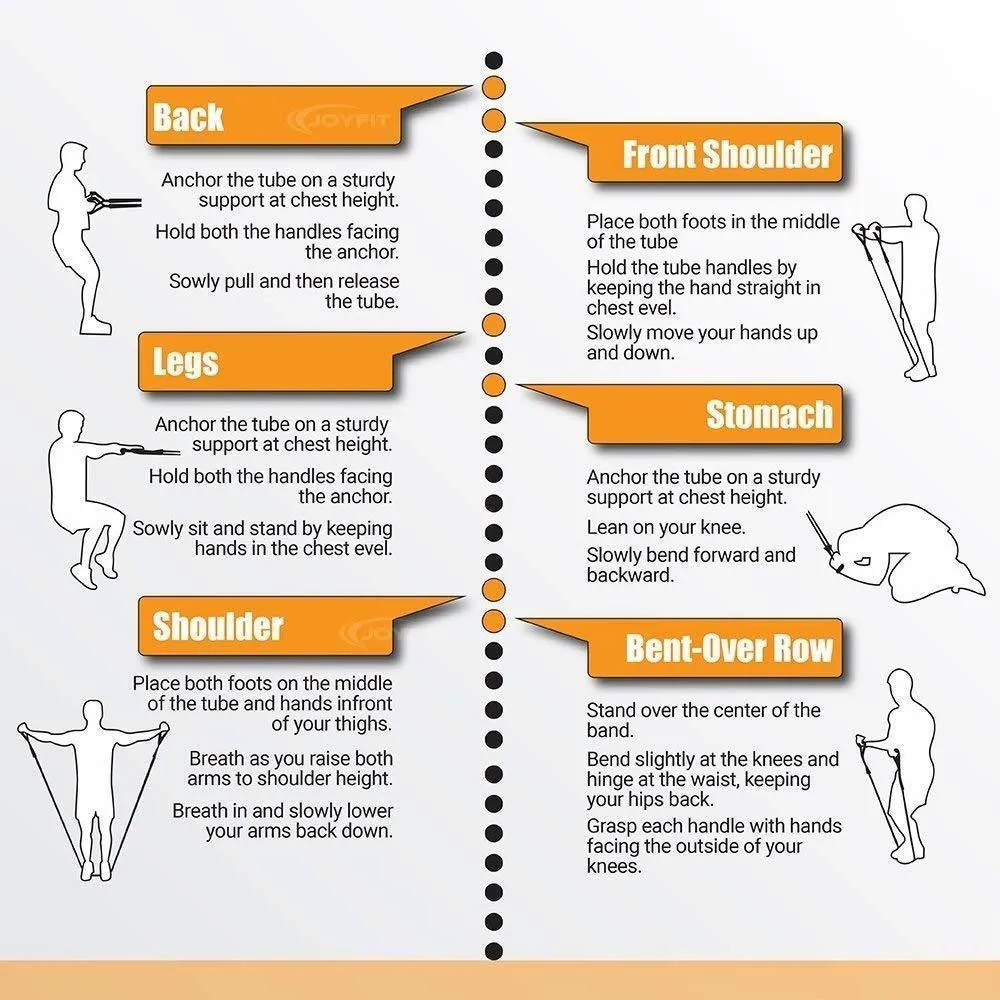 Combo For General Fitness & Double Toning Tube &  Double Toning Tube