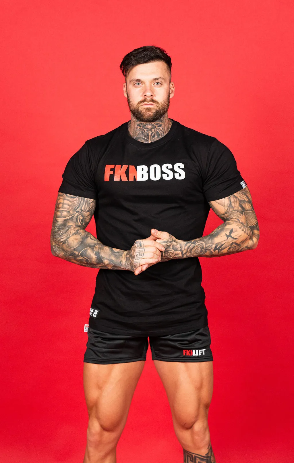 FKNBOSS | Men's Gym T-Shirt | Black