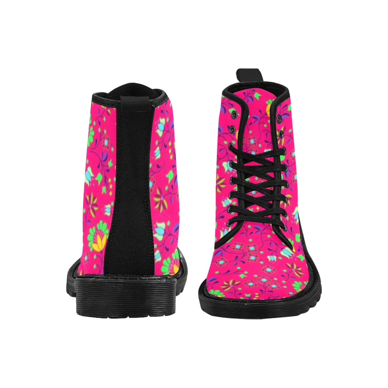Fleur Indigine Rouge Boots for Men (Black)