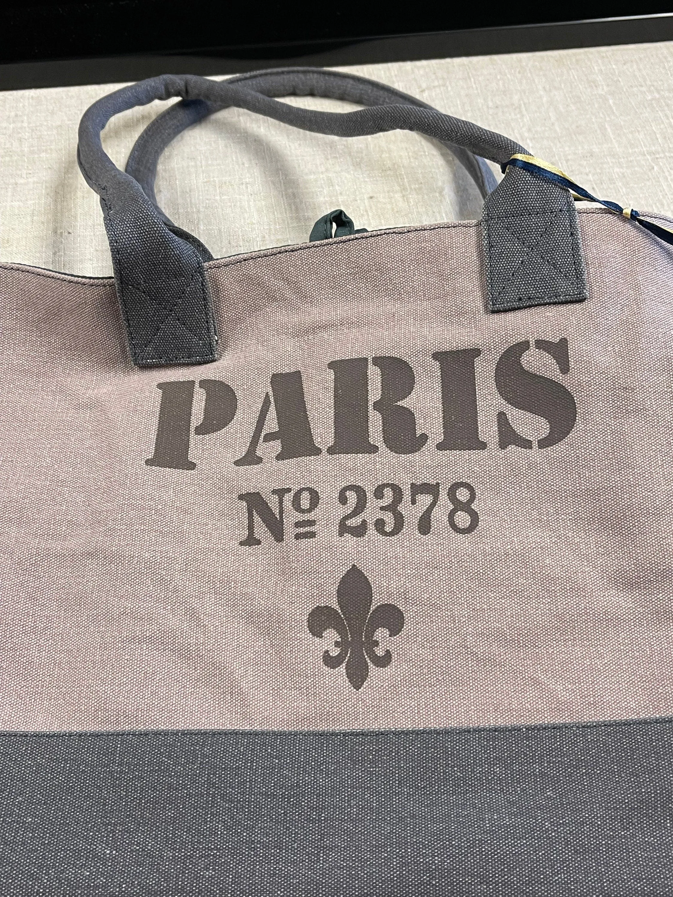 Paris Canvas Tote