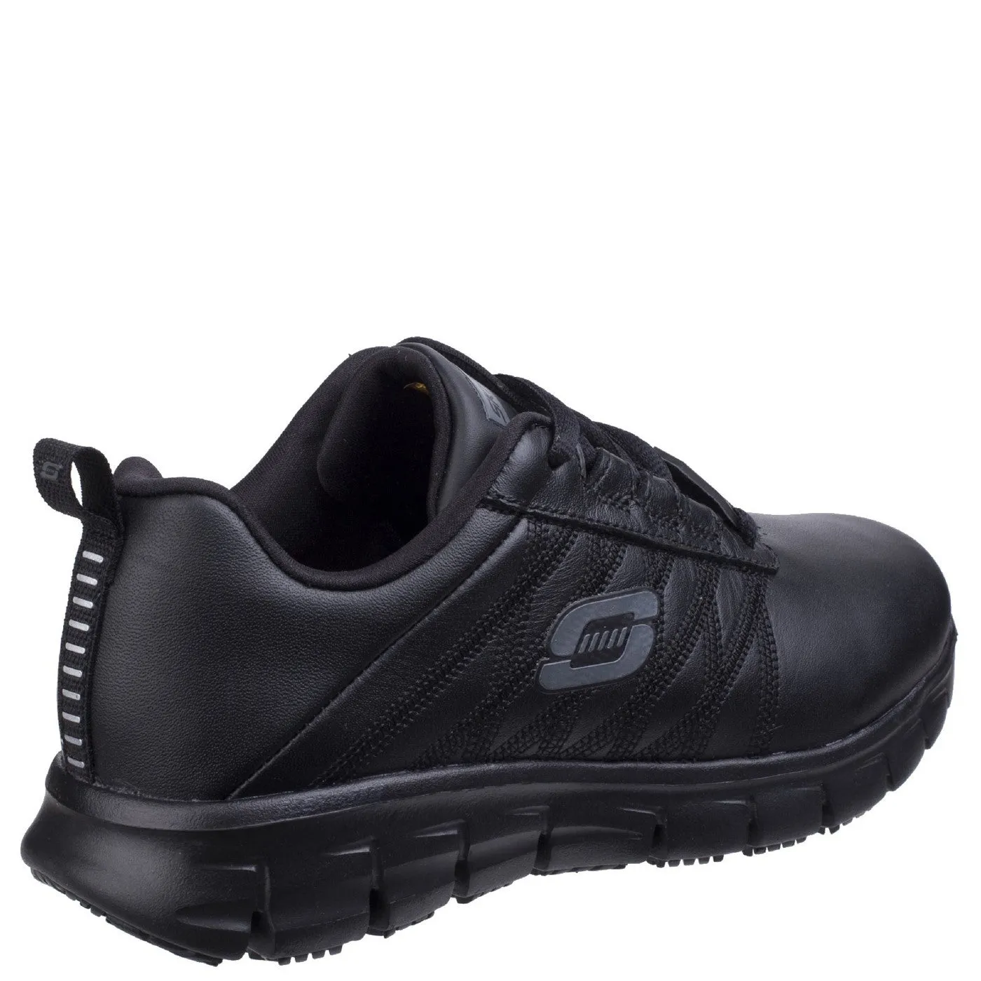Skechers Workwear Sure Track Erath Occupational Shoe OB Black