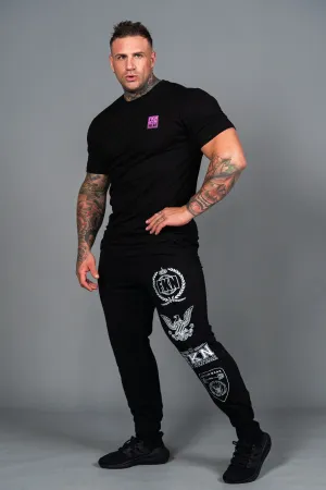 Strike | Men's Gym T-Shirt | Black / Pink Strike | Men's Gym T-Shirt | Black / Pink